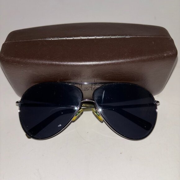 Cole Haan C736 36 Pilot Aviator Sunglasses Gray Lens Authentic 62mm with Case - Picture 9 of 9